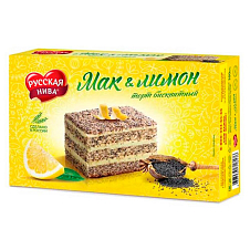 Торт "Мак-лимон" 0,3кг Хлебпром