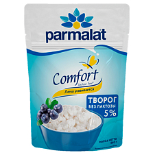 Творог Parmalat Comfort Рассыпчатый б/лакт. 5% 6х260г Doy pack