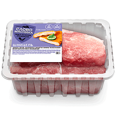 Шницель свиной, ОХЛ, 400г/4шт/Слово Мясника