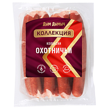 Колбаски Охотничьи п/к шт 0,3 кг ТМ ДД Коллекция