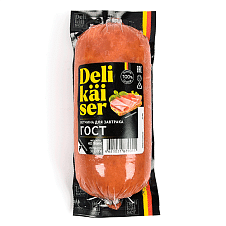 Delikaiser Ветчина Для завтрака ГОСТ в/у 0,4 кг