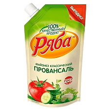 Майонез Провансаль Классический 50,5%/192г/28шт/ТМ Ряба