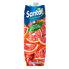 Напиток сокосодержащий Santal красный сицилийский апельсин 1л Prisma