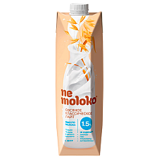 Напиток Овсяный классический Лайт, обогащенный витаминами и минеральными веществами 1л "Nemoloko"