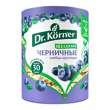 Хлебцы "Злаковый коктейль"черничный 0,1кг Dr. Korner