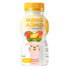 Йогурт питьевой Мама Лама с манго 2,5% 200г