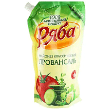Майонез Провансаль Классический 50,5%, 1кг/12шт/ТМ Ряба