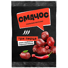 Мини - колбаски "Три перца" Смачос 45г Дым Дымыч