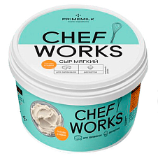 Сыр мягкий "Chef Works" 10%, ведро, 800г PRIMEMILK