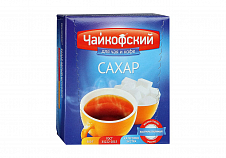 Сахар "Чайкофский" белый кусковой быстрораств. 0,25кг/40шт