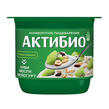 Актибио йогурт Киви-мюсли 3% 130г