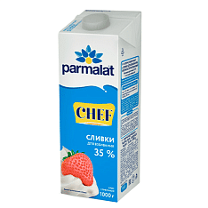 Сливки Parmalat Chef для взбивания у/паст. 35% 12х1кг Edge