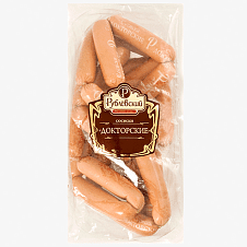 Сосиски Докторские, вес 1кг/2кг/ТД Рублевский