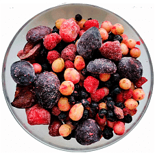 Компотная смесь №18 (слива с/к, клубника, черноплодная рябина) зам. карт.кор 10кг/Лето-К