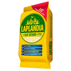 Сыр полутвердый Laplandia "Лёгкий 17%", мдж в сух.вещ-ве 33%, 180г