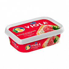 Сыр плавленый Виола 190 г. ванночка "Классический" с салями мдж 35%