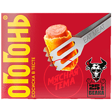 Сосиска в тесте "Огогонь" 250г/8шт Владимирский стандарт