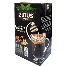 Миндально-ванильное молоко BARISTA  3,2% 1 л ТВА ZINUS*12