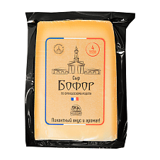 Сыр Бофор 50%, 4 мес., фас. 245г/10шт/Боговарово