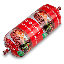 Фарш свиной Традиционный, ЗАМ, 500г/8шт/МИРАТОРГ