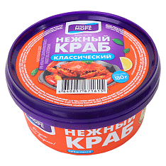Крем Нежный краб 180г Лунское море