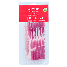Бекон Любительский, охл, 260г/8шт/МИРАТОРГ