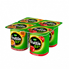 Фруттис продукт йог. 0,1% Легкий 110г персик-маракуйя/вишня
