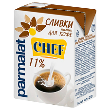 Сливки питьевые Parmalat Comfort б/лакт. у/паст. 11% 200г Brik