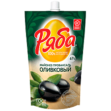 Майонез Провансаль Оливковый 67% 330г/24шт/ТМ Ряба