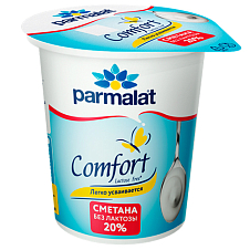 Сметана Parmalat Comfort б/лакт. 20% 12х300г Cup