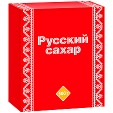 Сахар "Русский сахар" белый кусковой ГОСТ 0,5кг/40шт