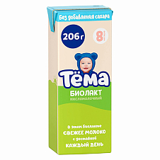 Биолакт Тема без сахара SLIM 3,4% 206г