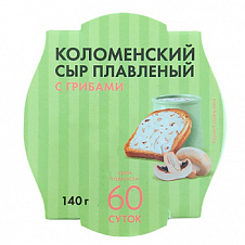 Плавленый сыр Коломенский С грибами 60% 140г/4 Керамика