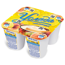 Услада продукт йог. пастер. 1,2% 95г с соком персика*24
