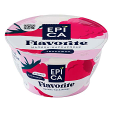 Десерт EPICA FLAVORITE с малиной и маскарпоне 7,7%  130г
