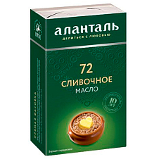 Масло сливочное Аланталь № 72, брикет в обечайке 150г ВитаМилк