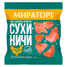 Сухиничи из куриного филе, охл, 40г/10шт/МИРАТОРГ
