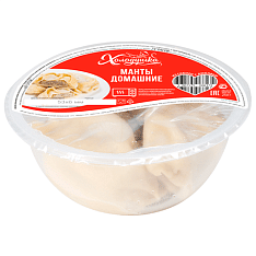 Манты домашние с курицей, 250г/12шт ТМ Холодушка