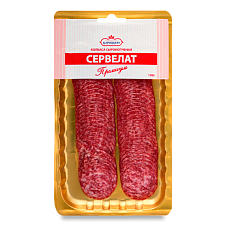Сервелат Премиум с/к, нарезка 0,08кг/10шт/Царицыно (5468)