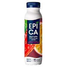 Йогурт питевой EPICA с клубникой и маракуйей 2,5% 260г