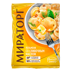 Пельмени Со сливочным маслом ЗАМ, 700г/10шт/МИРАТОРГ