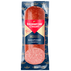 Сервелат Баварский в.к. 300г/24шт Владимирский стандарт