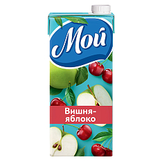 Нектар Вишнево-яблочный 0,95л "Мой"