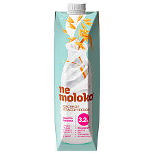 Напиток Овсяный классический 3,2% обогащенный витаминами и минеральными веществами 1л "Nemoloko"