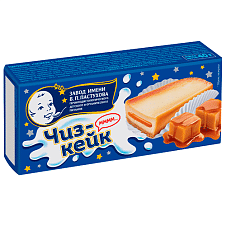 Пирожное Чизкейк с кофе и наполнителем "Карамель" 40г/6шт