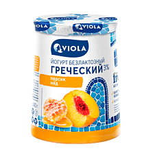 Йогурт "Греческий" безлактозный FREE с персиком и медом 3,0% 140г