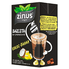 Бананово-кокосовое молоко BARISTA  3,2% 1 л ТВА ZINUS