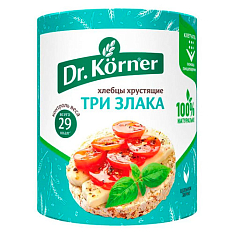 Хлебцы "Три злака" 0,09 кг Dr. Korner
