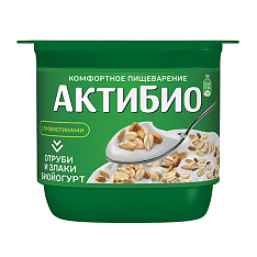 Актибио йогурт Отруби-злаки 2,9% 130г