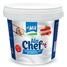 Крем-сыр Ala Chef творожный для кулинарии, 65%, 2кг, ТМ Dr.Milk